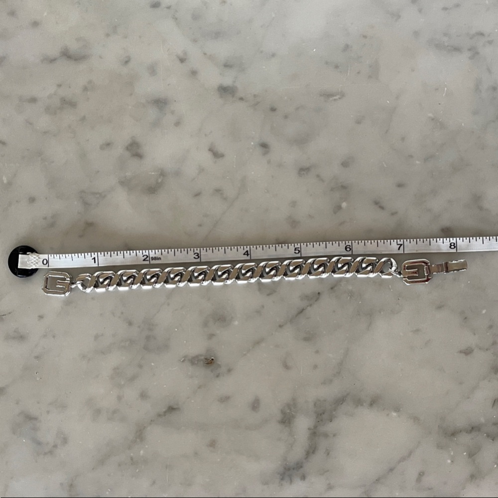 GIVENCHY G-Chain Silver Bracelet - Picture 16 of 17